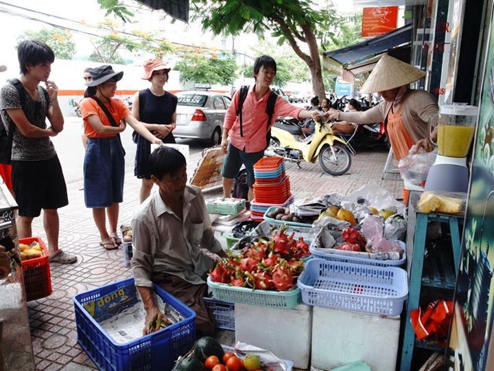 村おこしボランティア【ベトナム ダサ村コース】で訪れたニャチャンの市場でのヒトコマ
