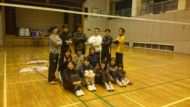 宝島ボランティアツアーで、バレーボールに参加させていただきました