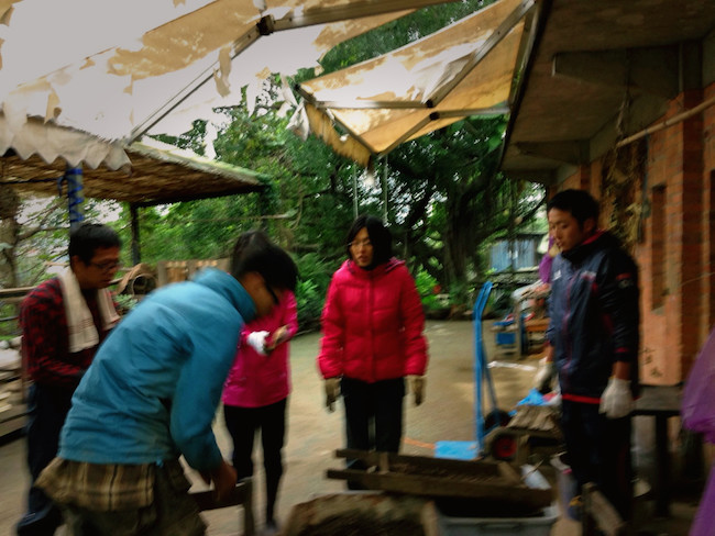 村おこしボランティア【台湾 淡水コース】での自然農法ボランティアの様子