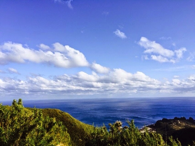 トカラ列島宝島の展望台からの風景