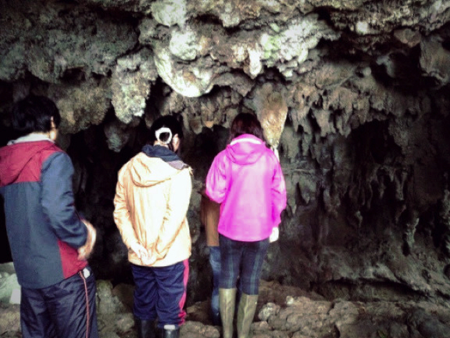 トカラ列島宝島の鍾乳洞