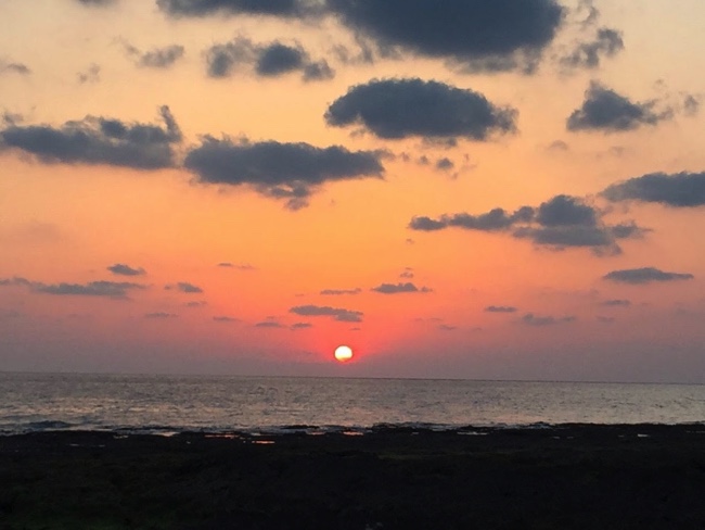 トカラ列島宝島の夕陽