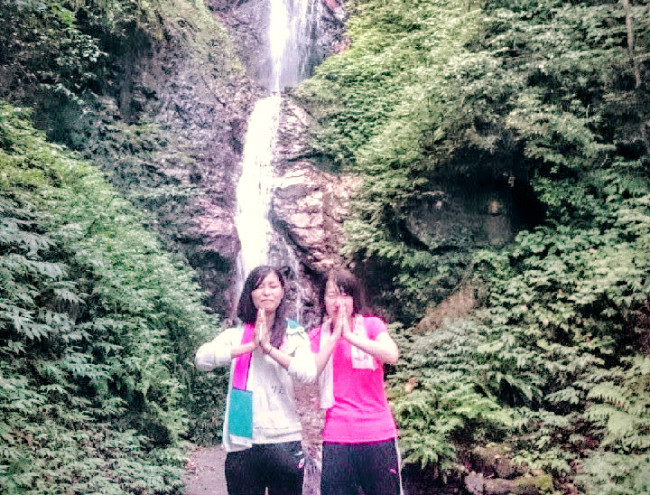 佐渡島岩首集落にある養老の滝