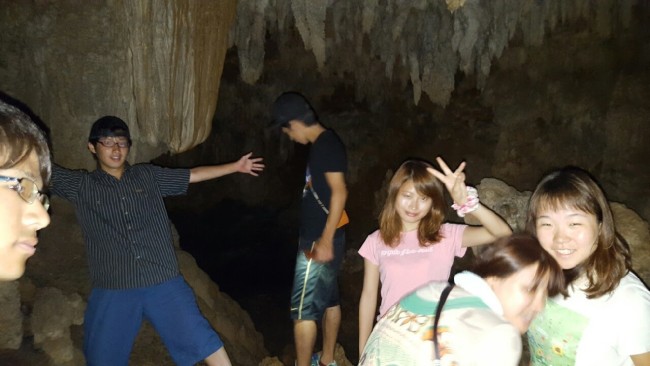 宝島の鍾乳洞探検