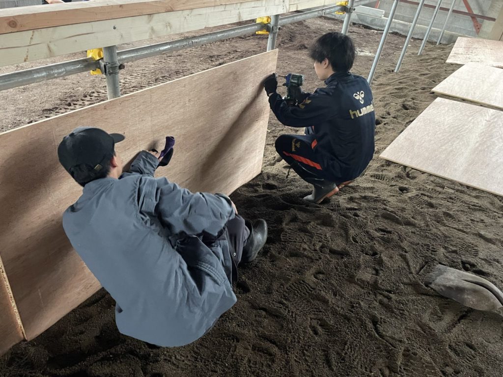 村おこしボランティア【八幡平コース】での活動の様子