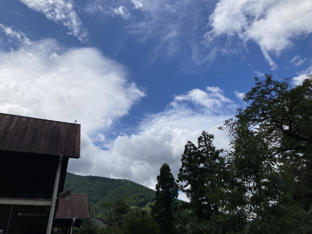 村おこしボランティア【石鎚山コース】での活動の様子