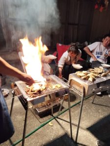 村おこしボランティア【大槌コース】での活動の様子