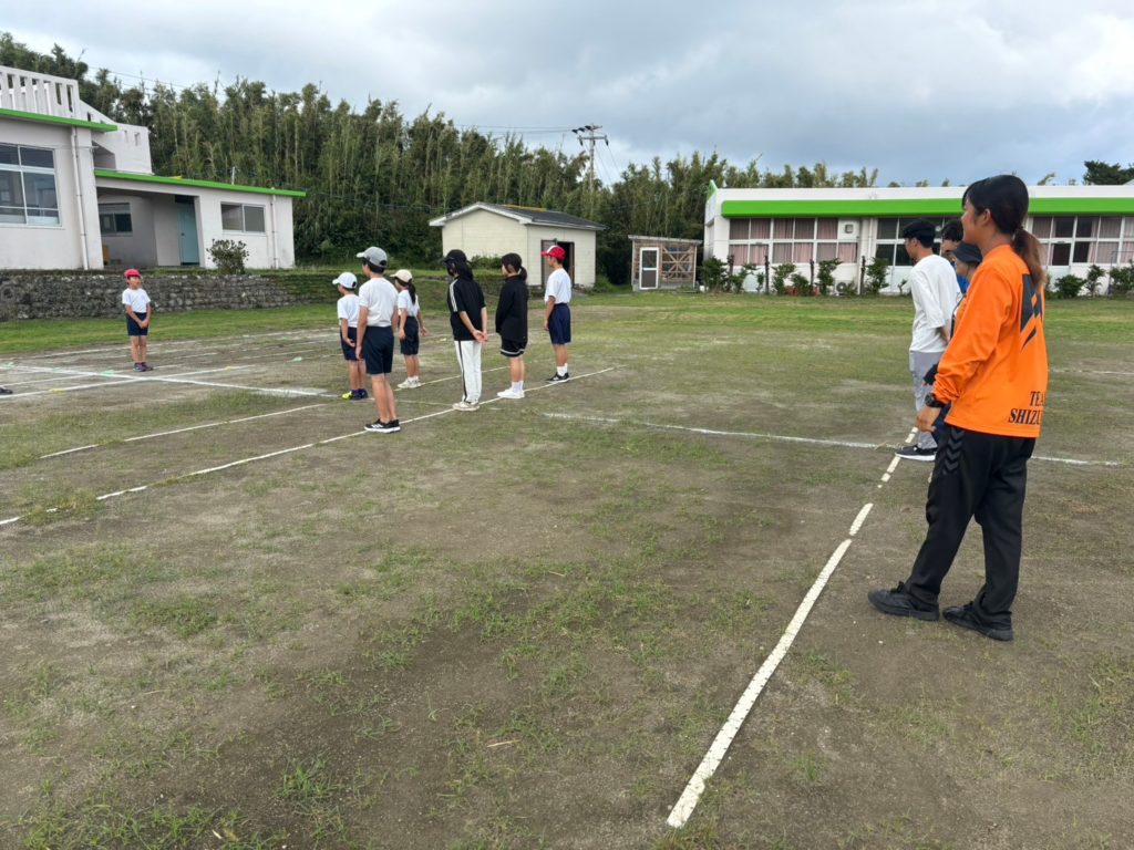 村おこしボランティア【さつま竹島コース】での活動の様子