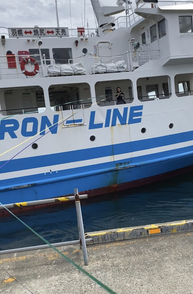 村おこしボランティア【焼尻島コース】での活動の様子