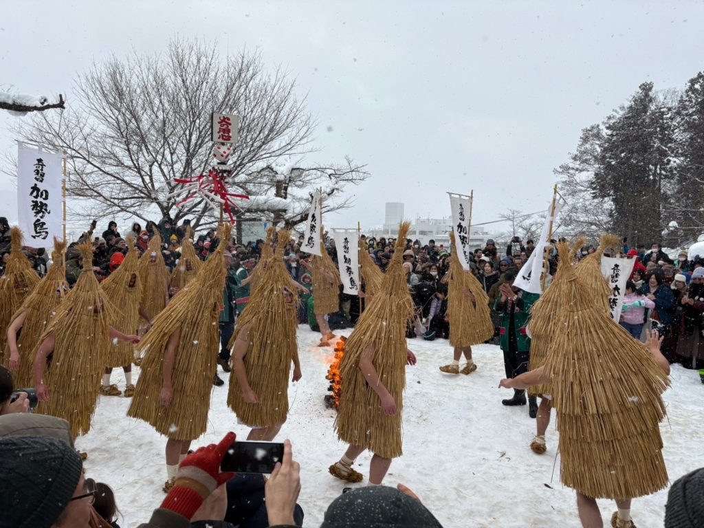 村おこしボランティア【かみのやま温泉コース】での活動の様子