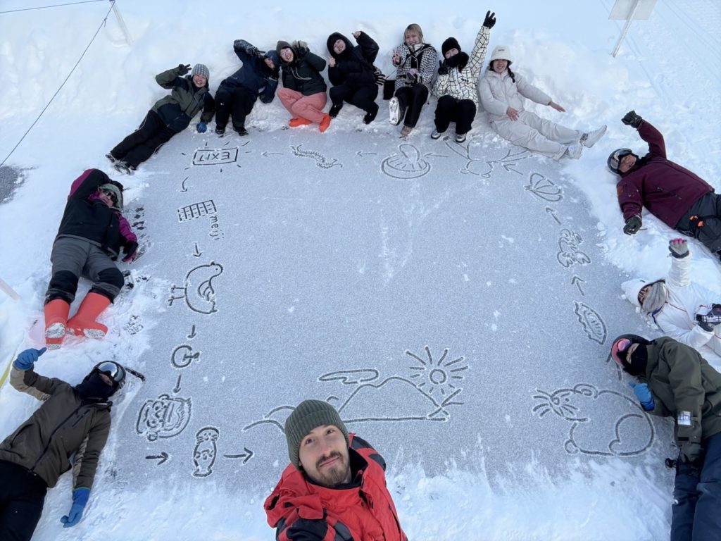 村おこしボランティア【然別湖コタンコース】での活動の様子