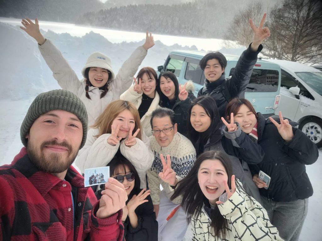 村おこしボランティア【然別湖コタンコース】での活動の様子