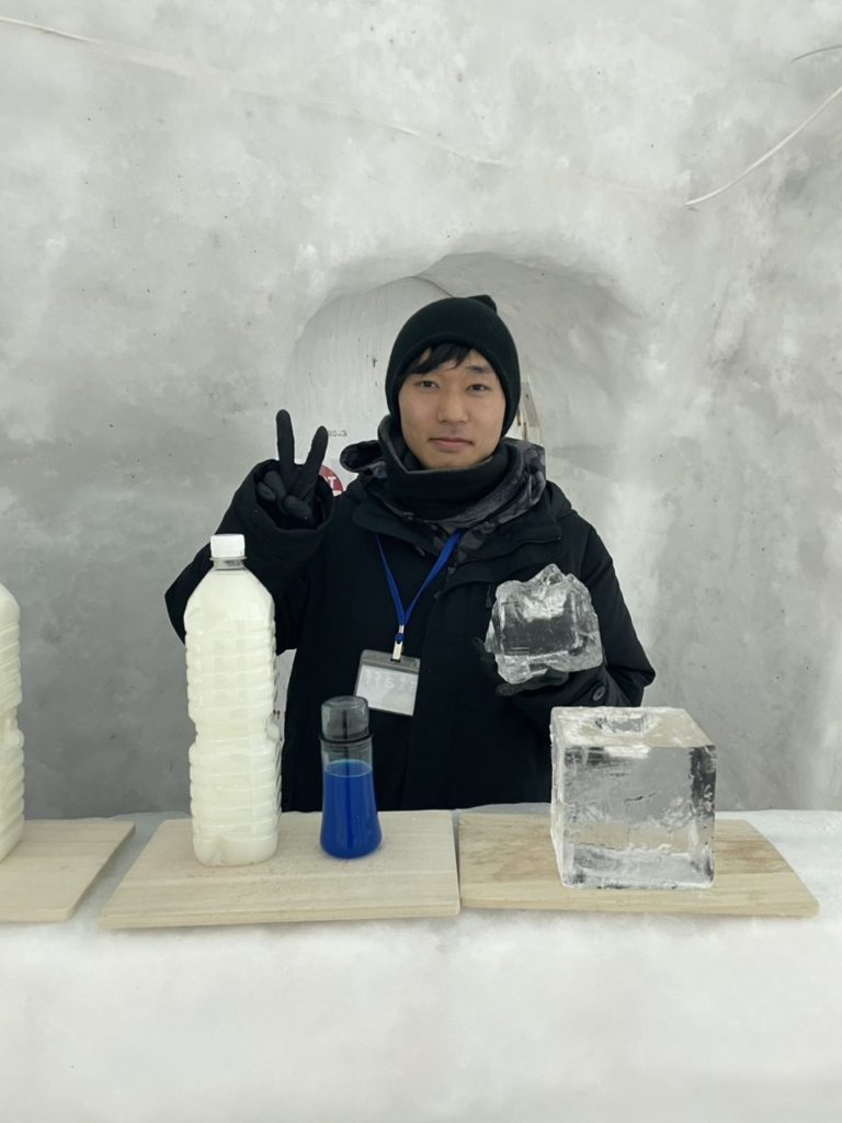 村おこしボランティア【然別湖コタンコース】での活動の様子