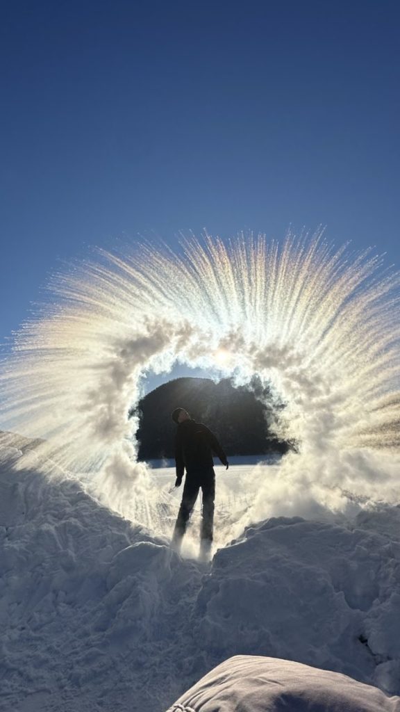 村おこしボランティア【然別湖コタンコース】での活動の様子