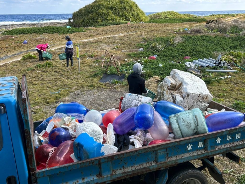 村おこしボランティア【宝島コース】での活動の様子