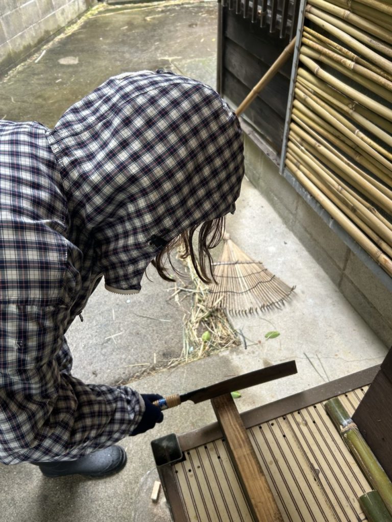 村おこしボランティア【さつま竹島コース】での活動の様子