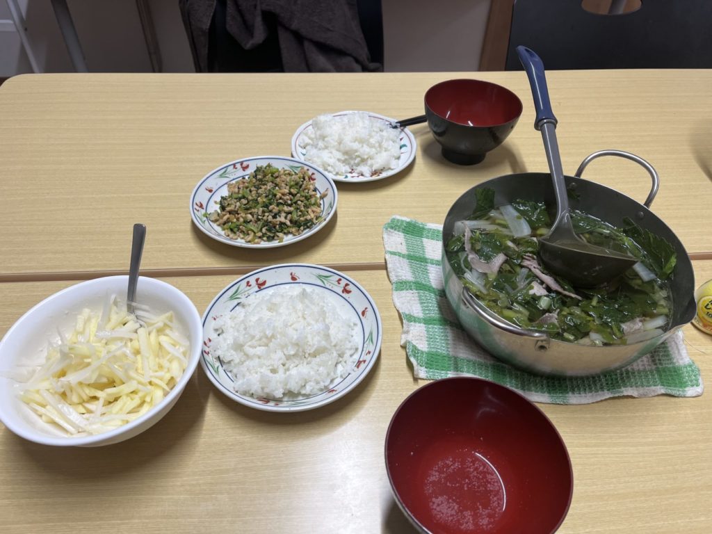 村おこしボランティア【悪石島コース】での活動の様子