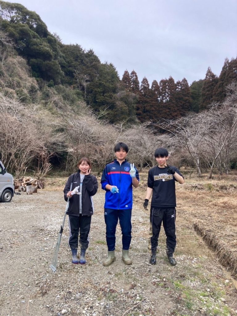 村おこしボランティア【長生郡コース】での活動の様子