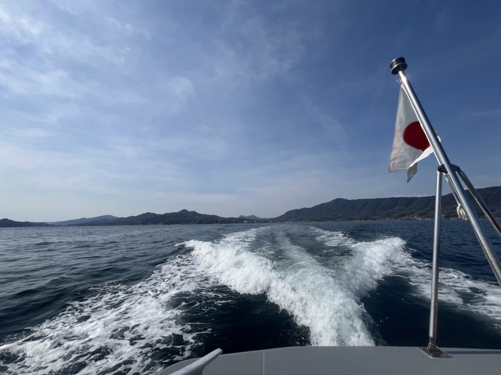 村おこしボランティア【江田島コース】での活動の様子