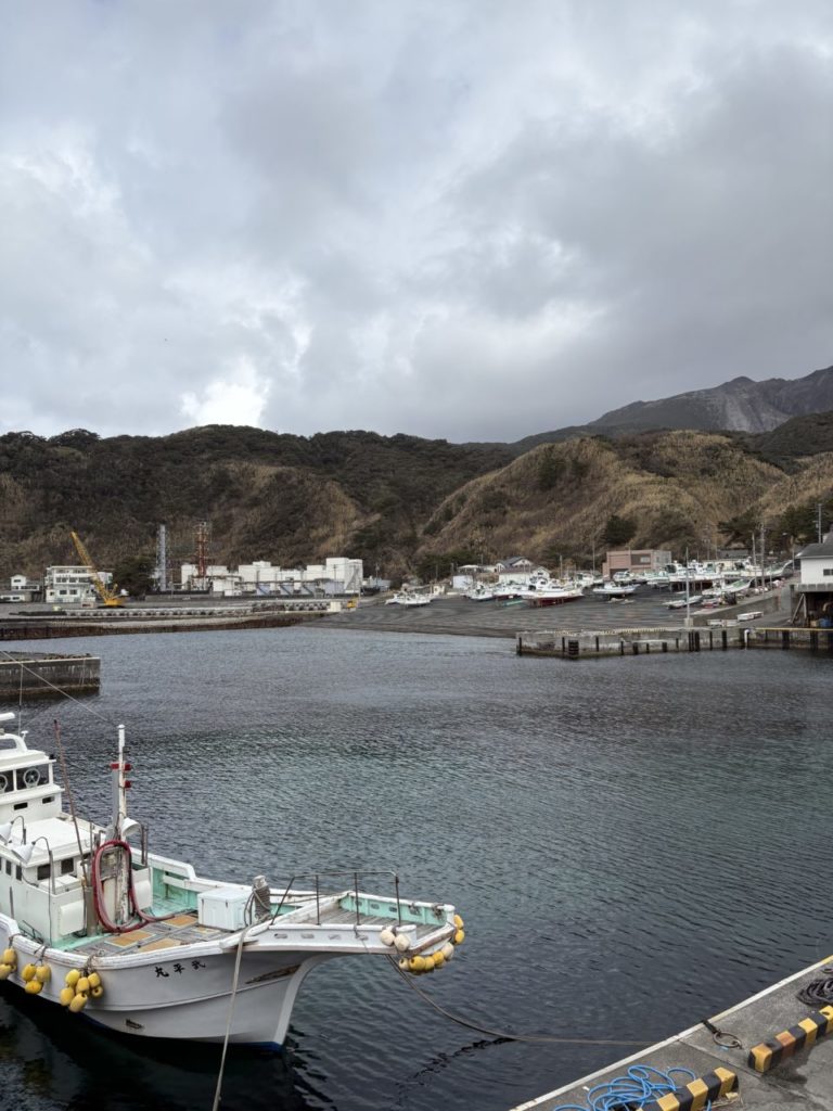 村おこしボランティア【神津島コース】での活動の様子