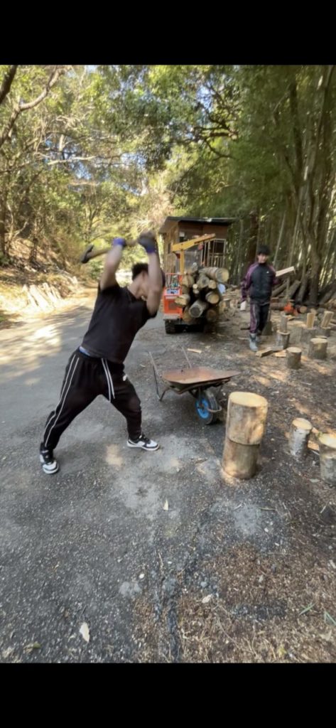 村おこしボランティア【黒潮町コース】での活動の様子