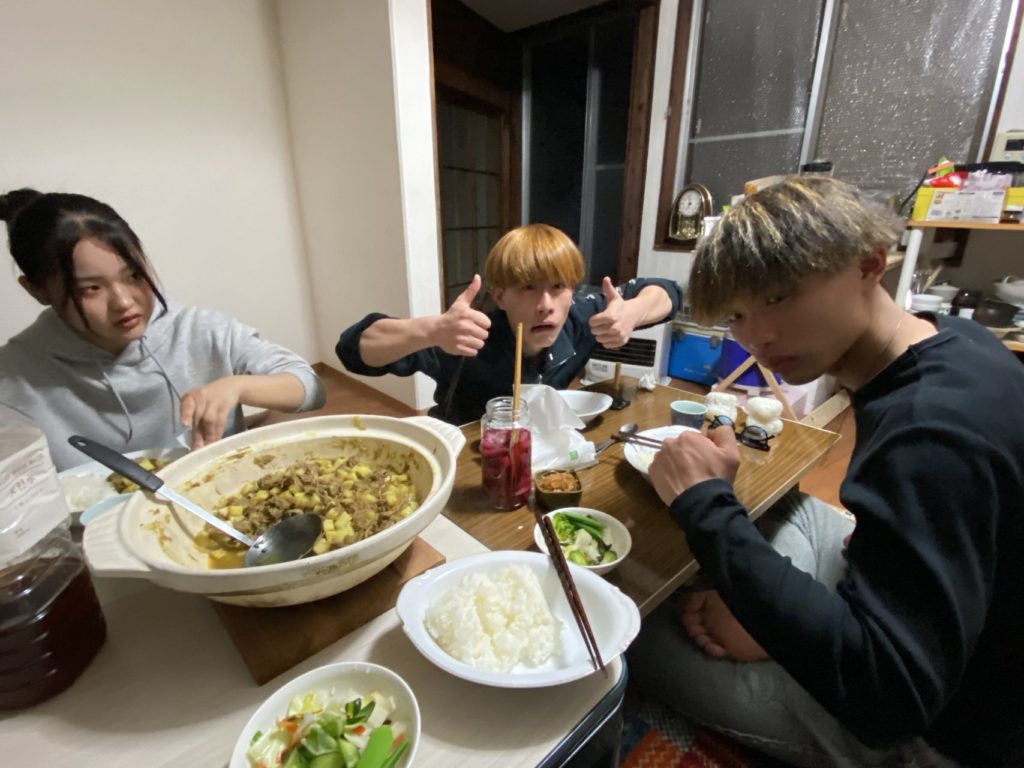 村おこしボランティア【黒潮町コース】での活動の様子