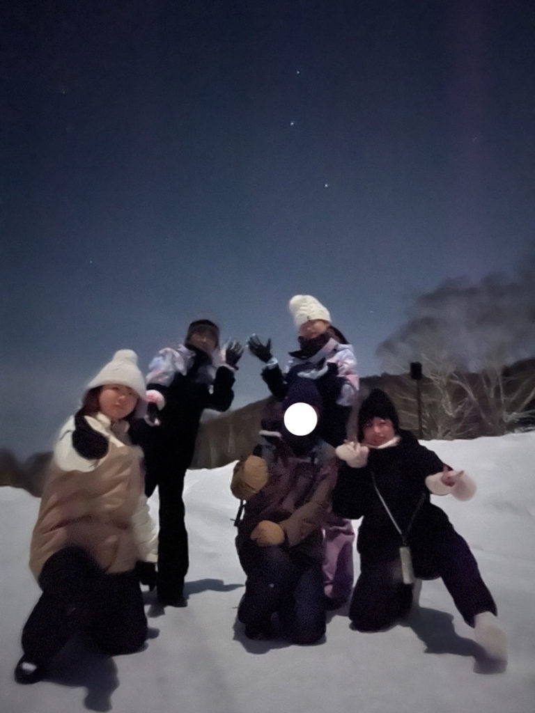 村おこしボランティア【然別湖コタンコース】での活動の様子