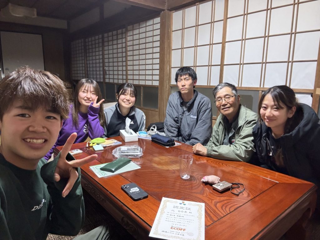 村おこしボランティア【種子島コース】での活動の様子