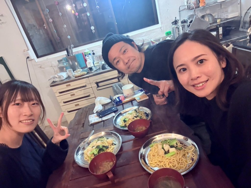 村おこしボランティア【屋形島コース】での活動の様子