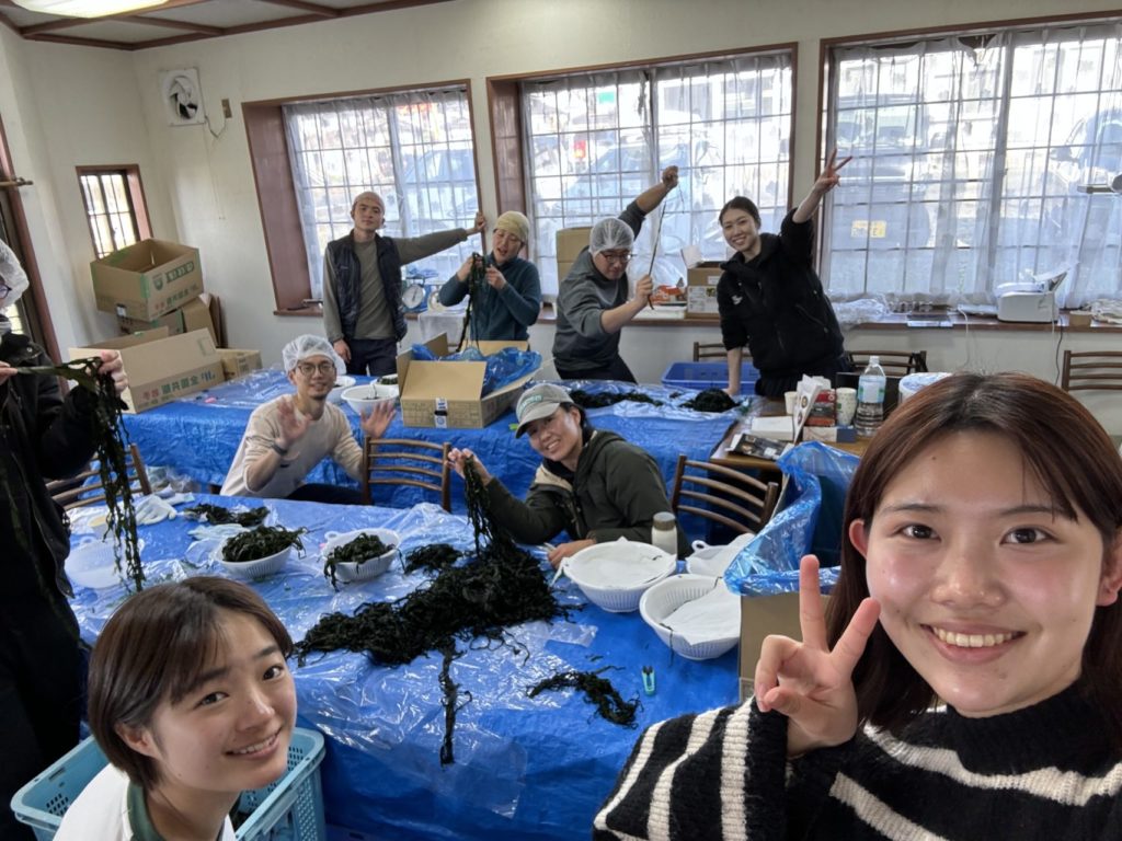 綾里ワカメ大作戦！の活動の様子