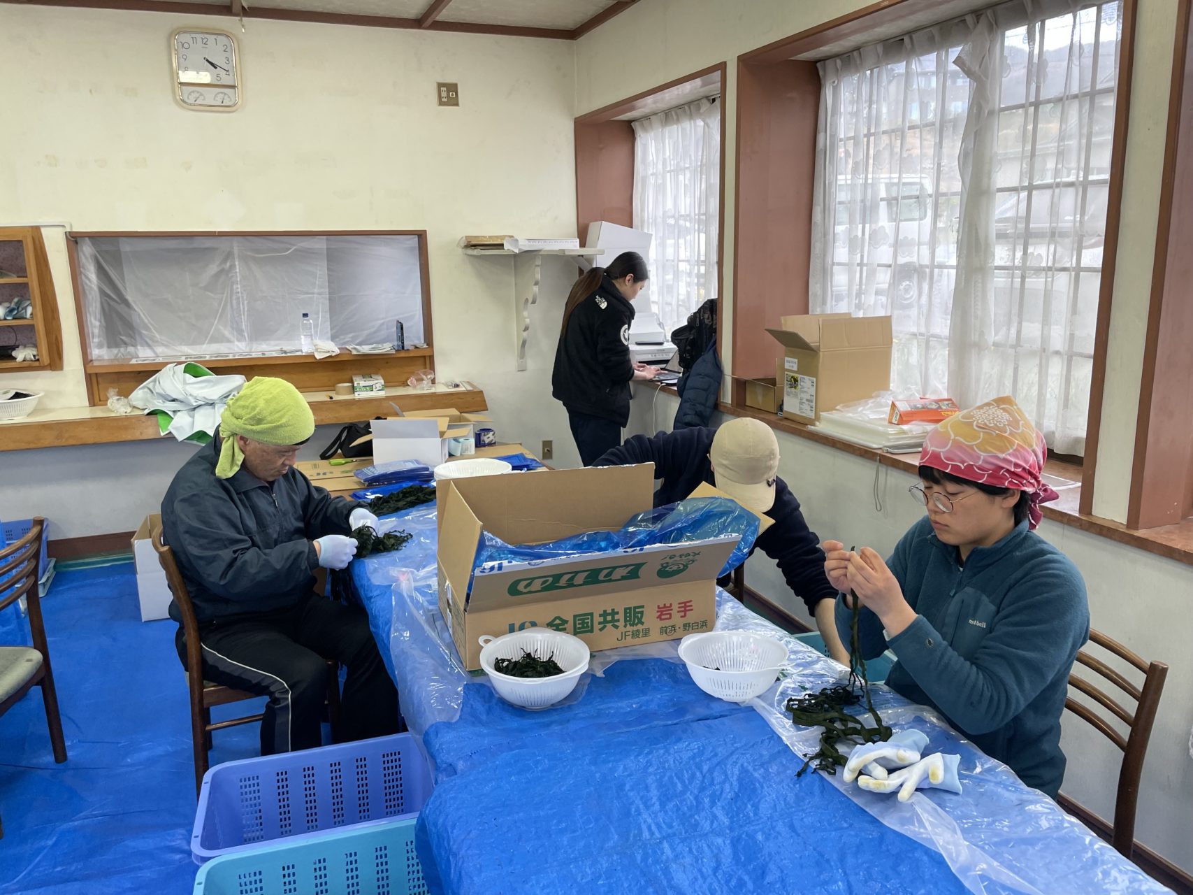 綾里ワカメ大作戦！の活動の様子