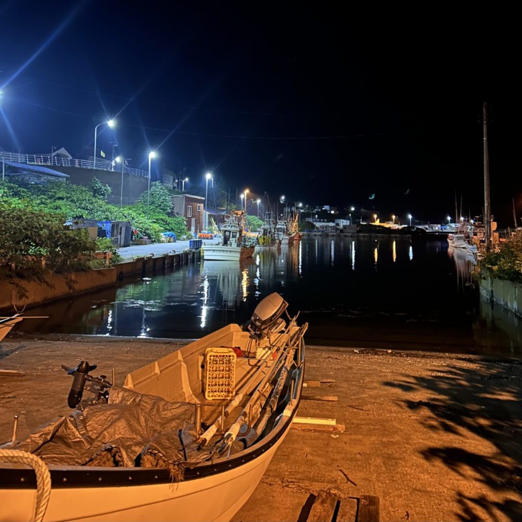 村おこしボランティア【焼尻島コース】での活動の様子