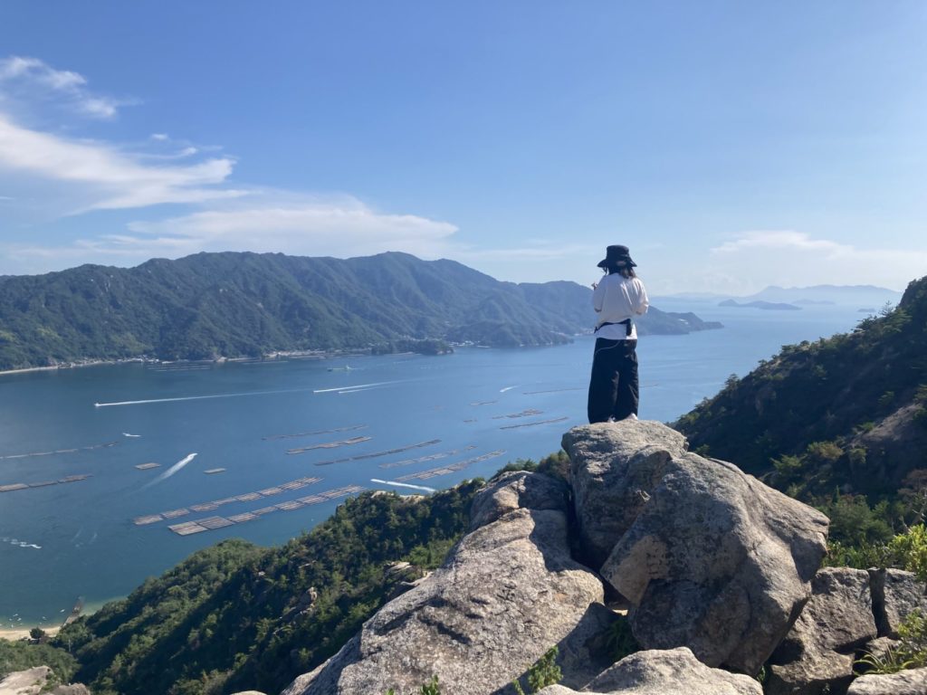 村おこしボランティア【江田島コース】での活動の様子