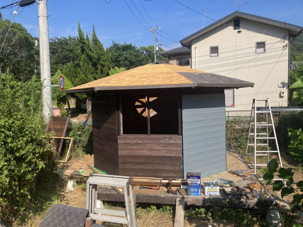 村おこしボランティア【江田島コース】での活動の様子