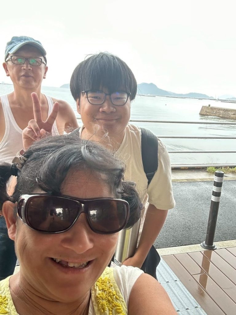 村おこしボランティア【江田島コース】での活動の様子