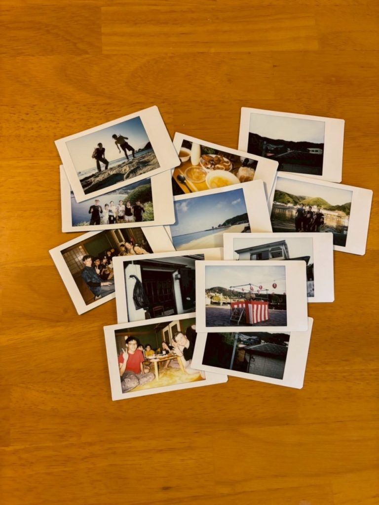 村おこしボランティア【神津島コース】での活動の様子