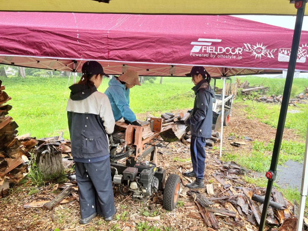 村おこしボランティア【太田町コース】での活動の様子