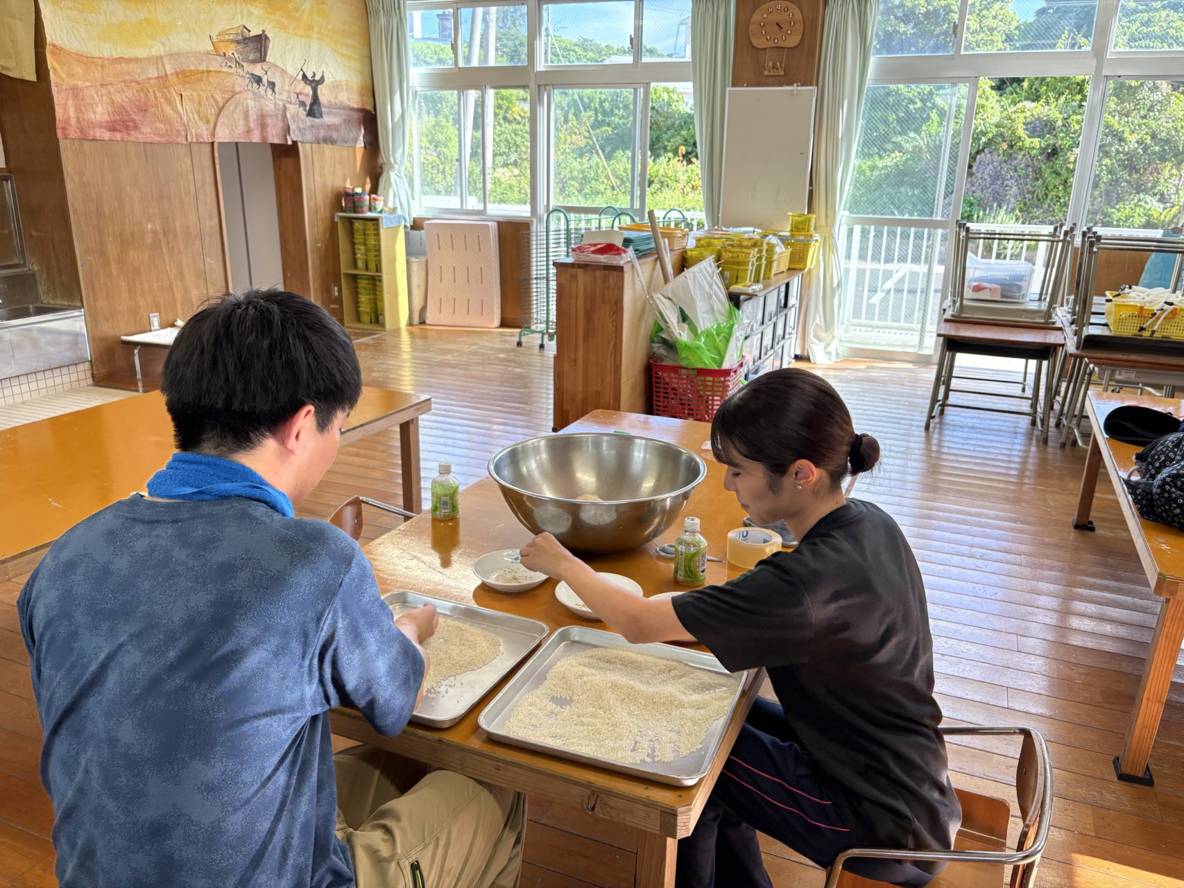 村おこしボランティア【与論島コース】での活動の様子