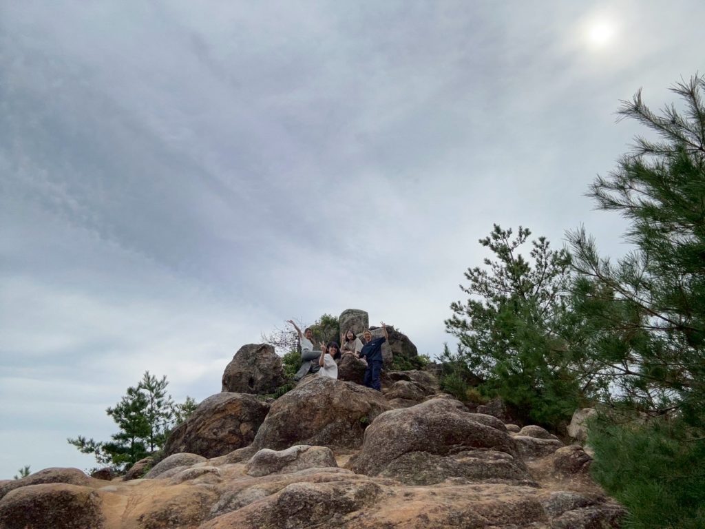 村おこしボランティア【江田島コース】での活動の様子