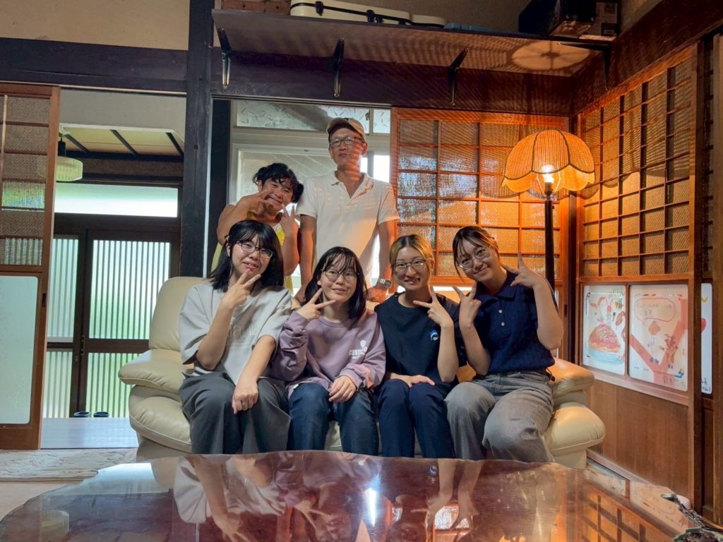 村おこしボランティア【江田島コース】での活動の様子