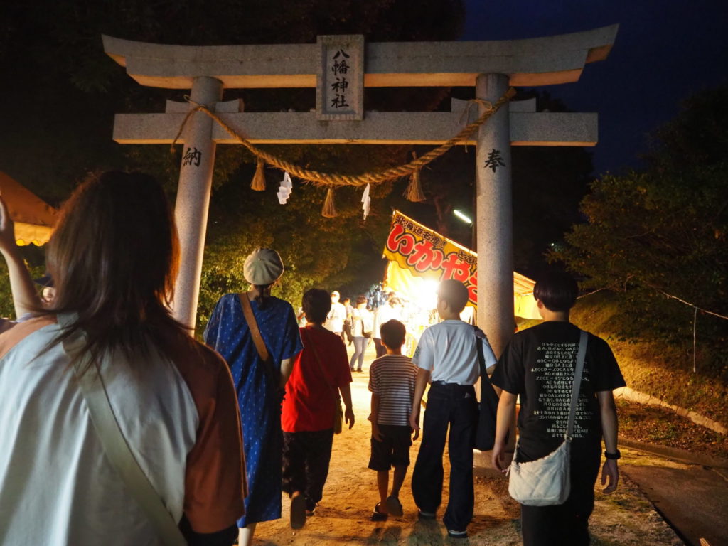 村おこしボランティア【江田島コース】での活動の様子