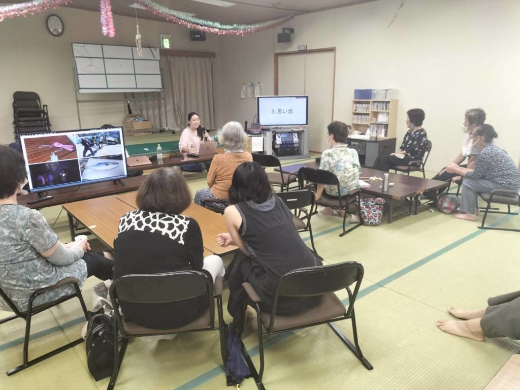 村おこしボランティア【保戸島コース】での活動の様子