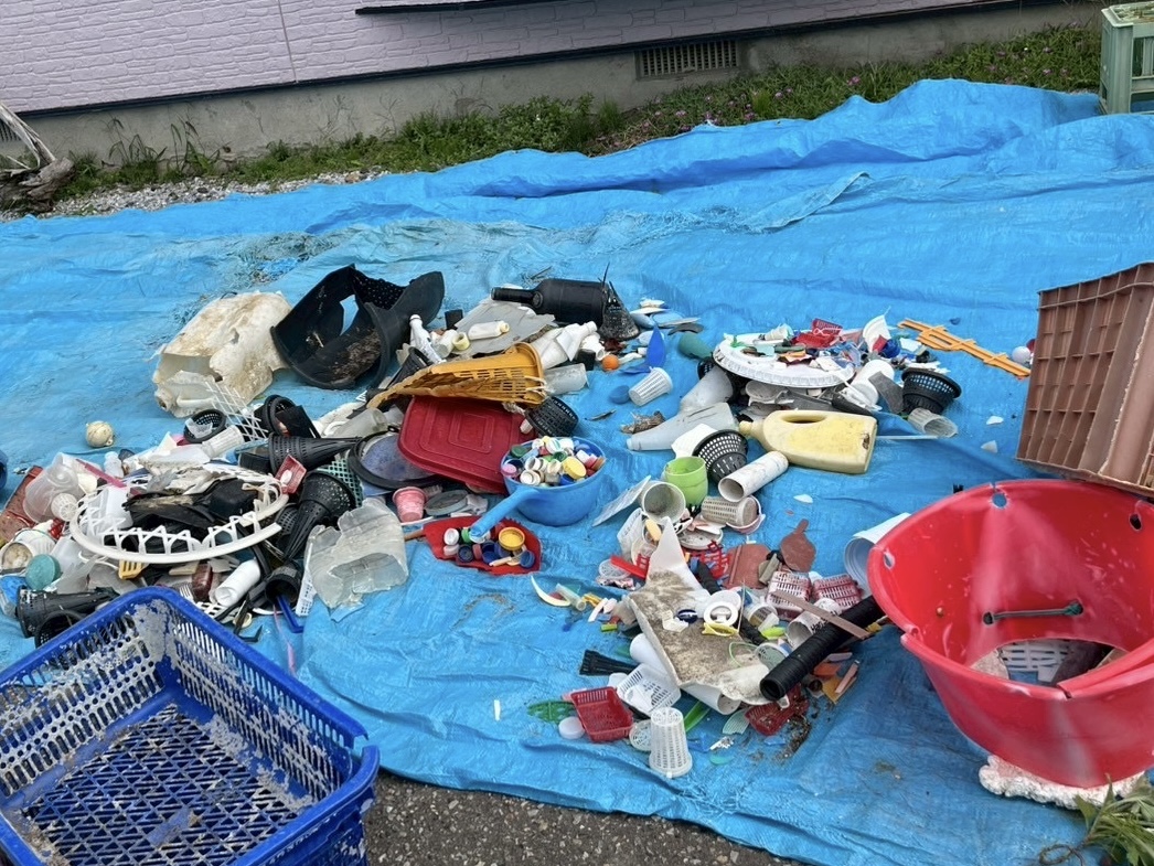 村おこしボランティア【奥尻島コース】での活動の様子