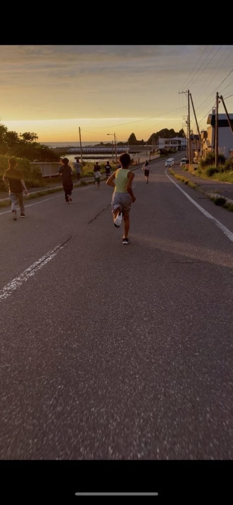 村おこしボランティア【奥尻島コース】での活動の様子