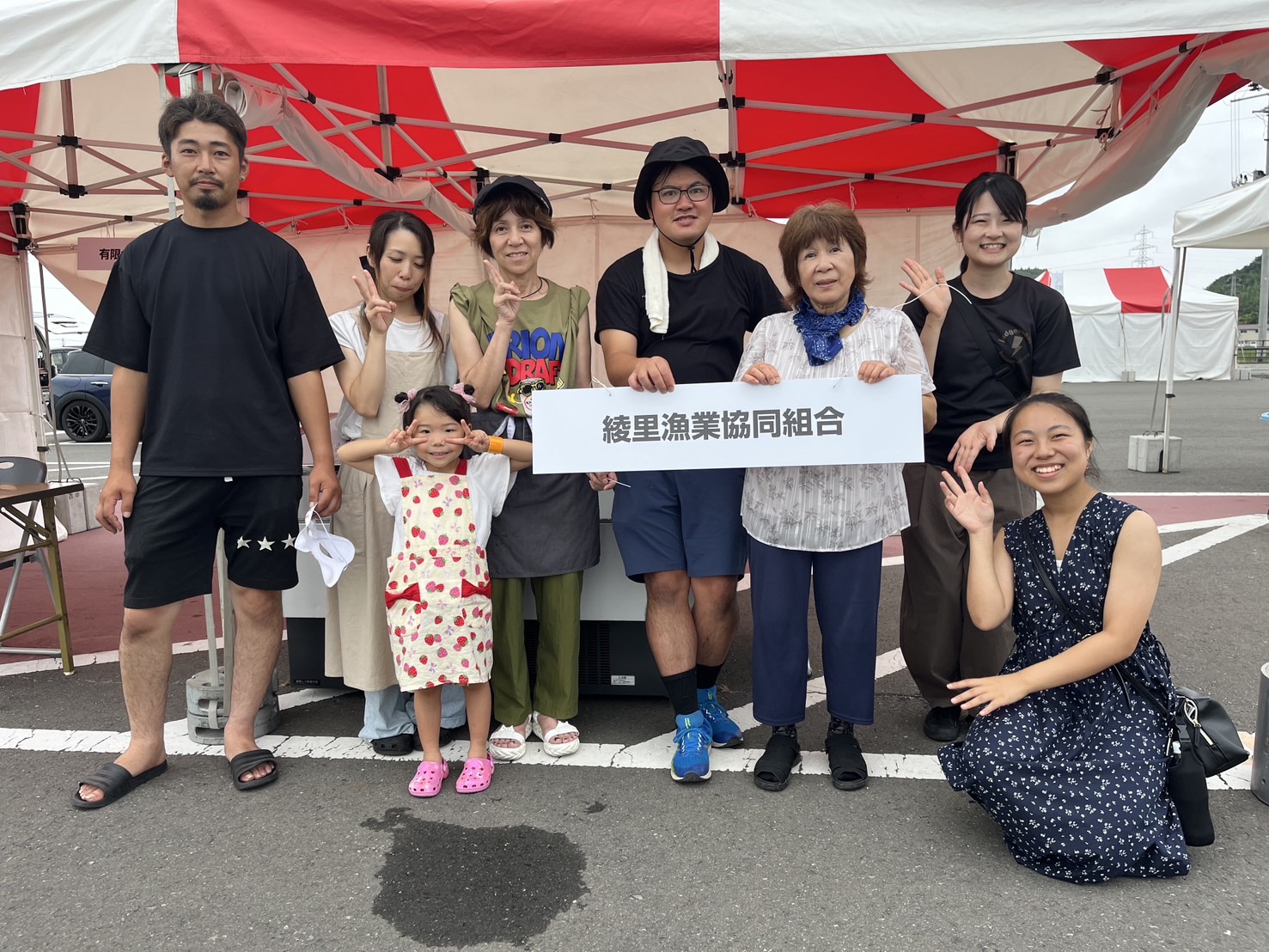 村おこしボランティア【三陸漁場コース】での活動の様子