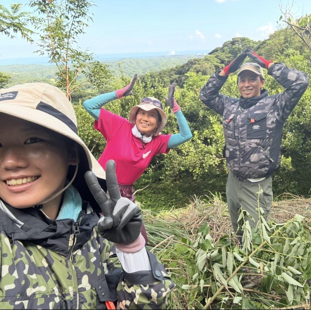 村おこしボランティア【種子島コース】での活動の様子