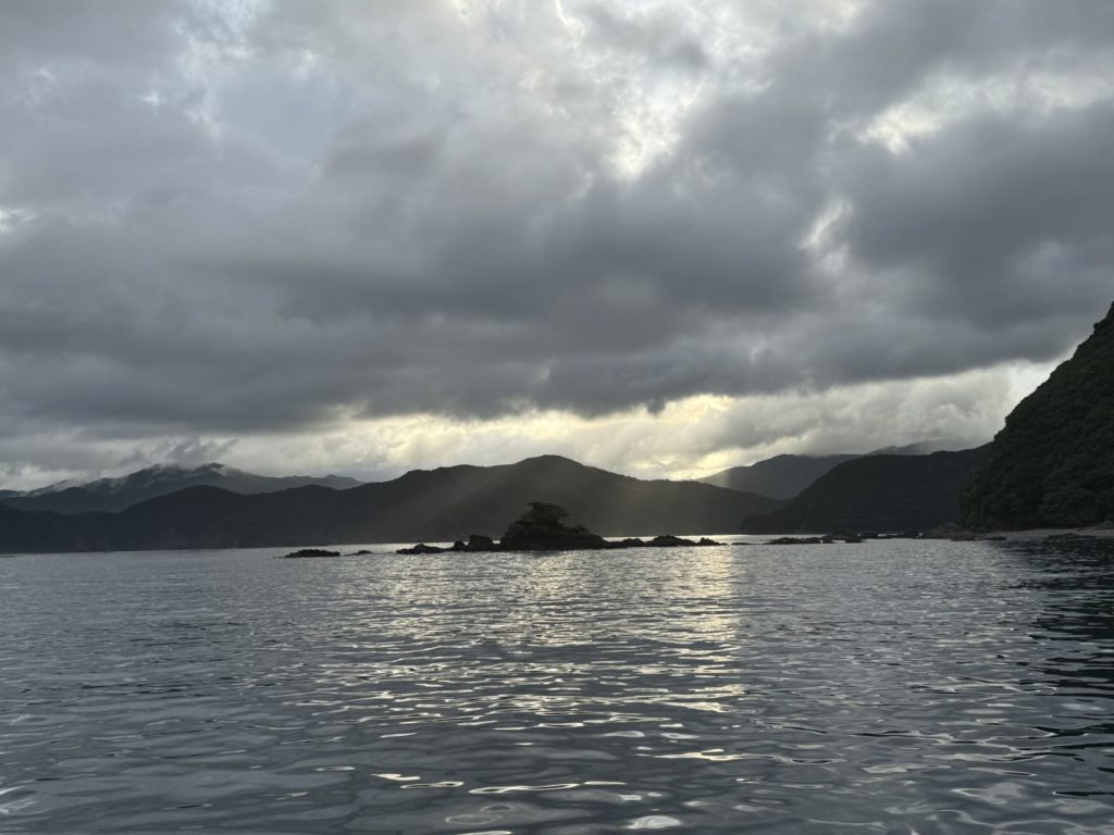 村おこしボランティア【屋形島コース】での活動の様子