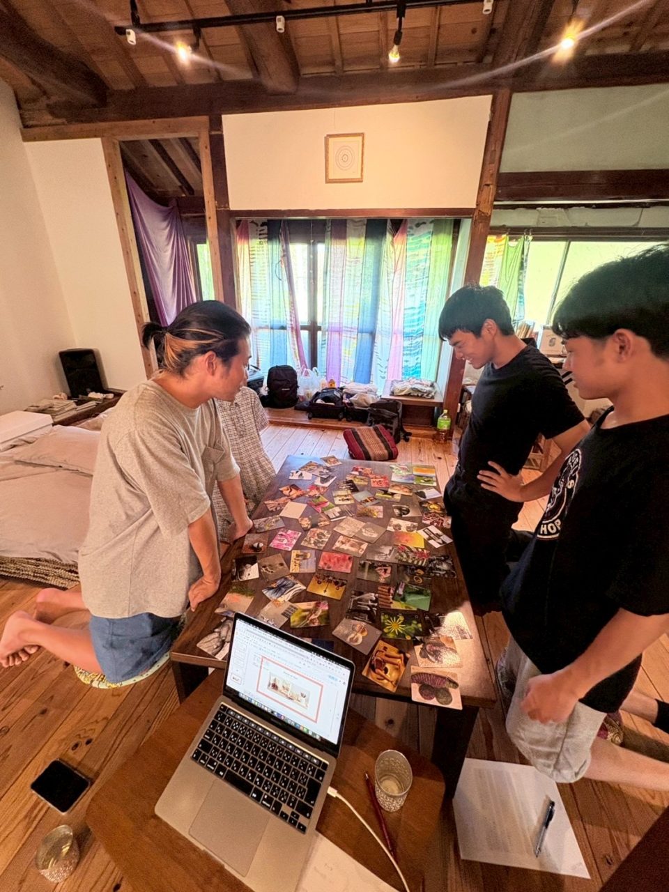 村おこしボランティア【屋形島コース】での活動の様子