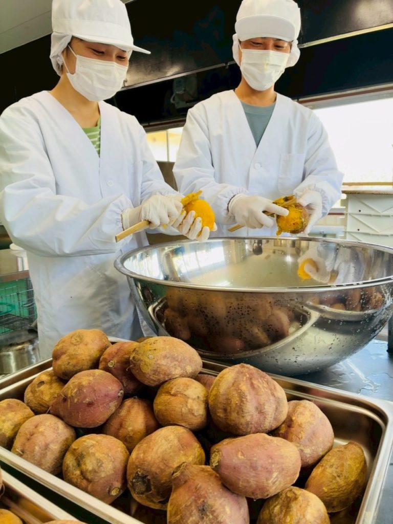 村おこしボランティア【中之島コース】での活動の様子