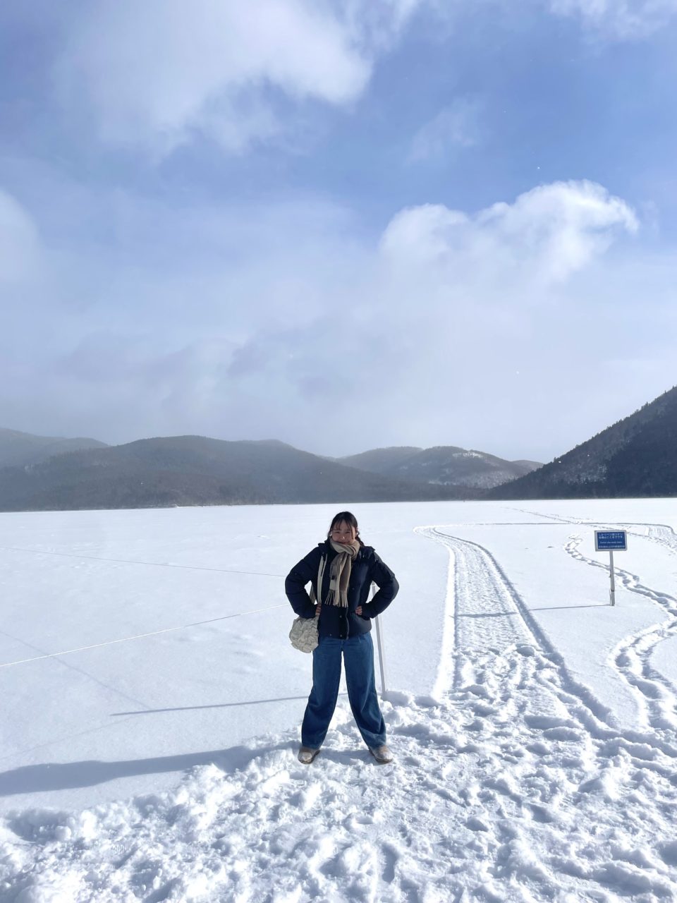 村おこしボランティア【然別湖コタンコース】での活動の様子